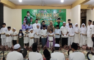 Gebyar Muharram, PAC GP Ansor Mayangan Probolinggo Sinergi dengan BAZNAS Santuni Anak Yatim