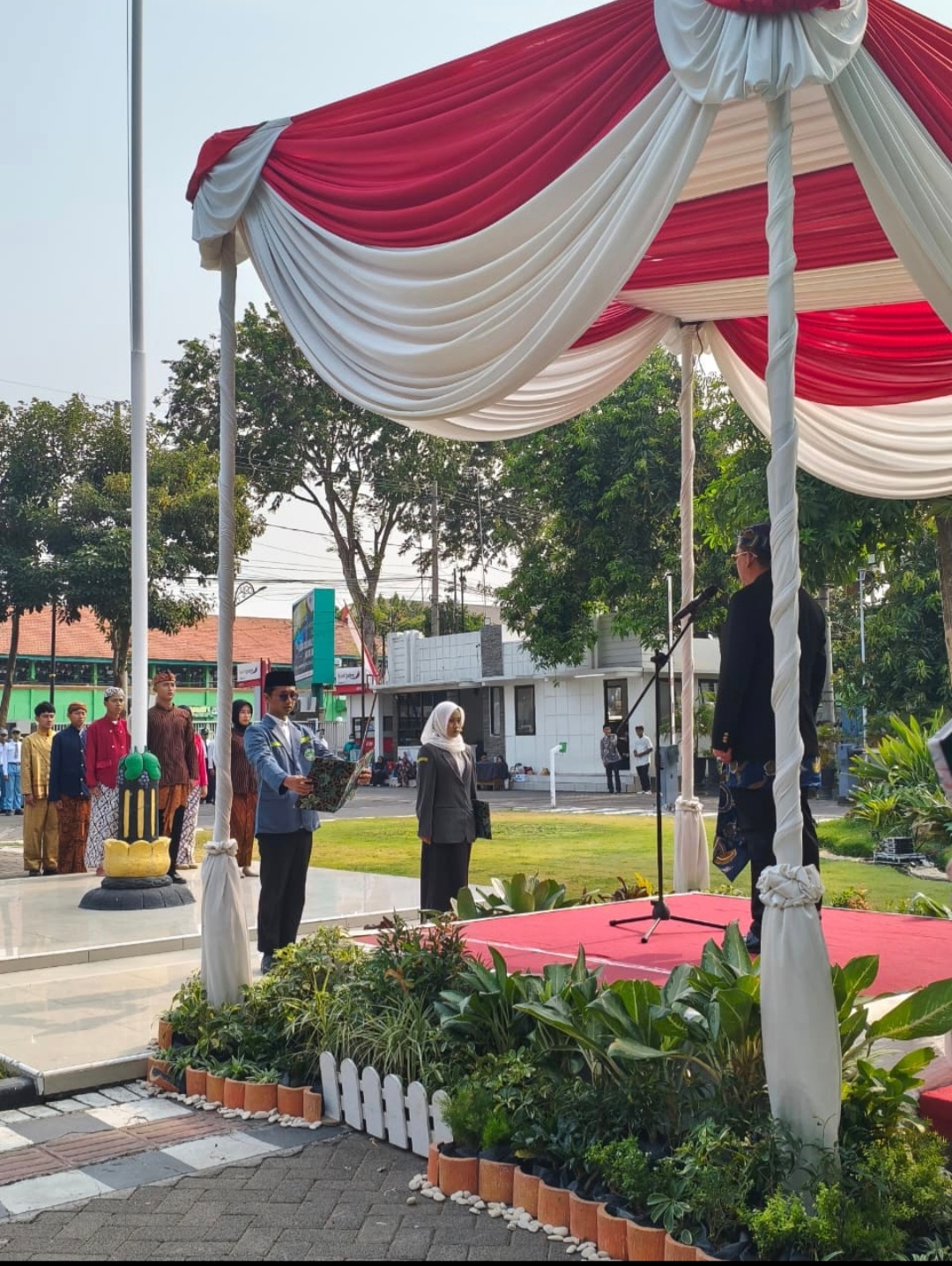 Wujud Hubbul Wathan, Kader IPNU-IPPNU Kota Probolinggo Sukses Jalankan Tugas Upacara Sumpah Pemuda